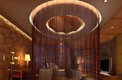 ave split 100cmX200cm Decorative Door String Curtain Beads Wall Panel Fringe - Image 7