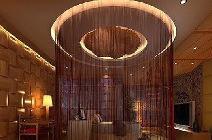 ave split 100cmX200cm Decorative Door String Curtain Beads Wall Panel Fringe - Image 7
