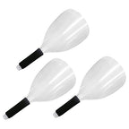 3PCS Barber Salon Face Shield,Clear Plastic Hairdressing Haircut Face Mask,Reusable Hairspray Shield Hairspray Face Shield with Sponge Handle for Hairdressing Makeup(Transparent,size:12.60 x 5.91inch)