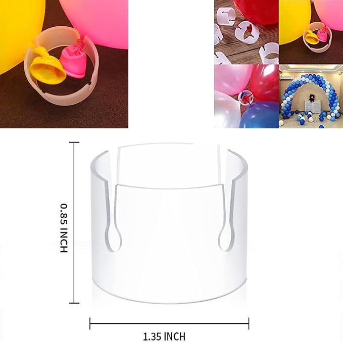 50Pcs Decorative Decor Balloon Rings Buckle Balloon Arch Folder Convenient Clip - Image 7