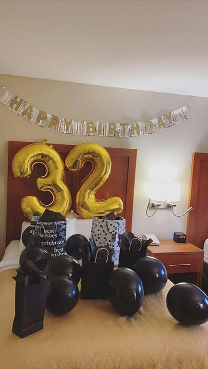 Gold Number 3 Balloon 40 Inch - Image 7
