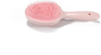 Double Sided Scalp Massager Hair Growth, Shampoo Brush Head Scalp Massager for Hair Growth Scalp Scrubber with Soft Silicone Bristles (Double Pink)