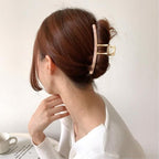 FAELBATY Big Butterfly Hair Claw Clips for Women - 4.7" Acetate and Metal Hair Accessories for Long, Thick Hair (3 Pcs)