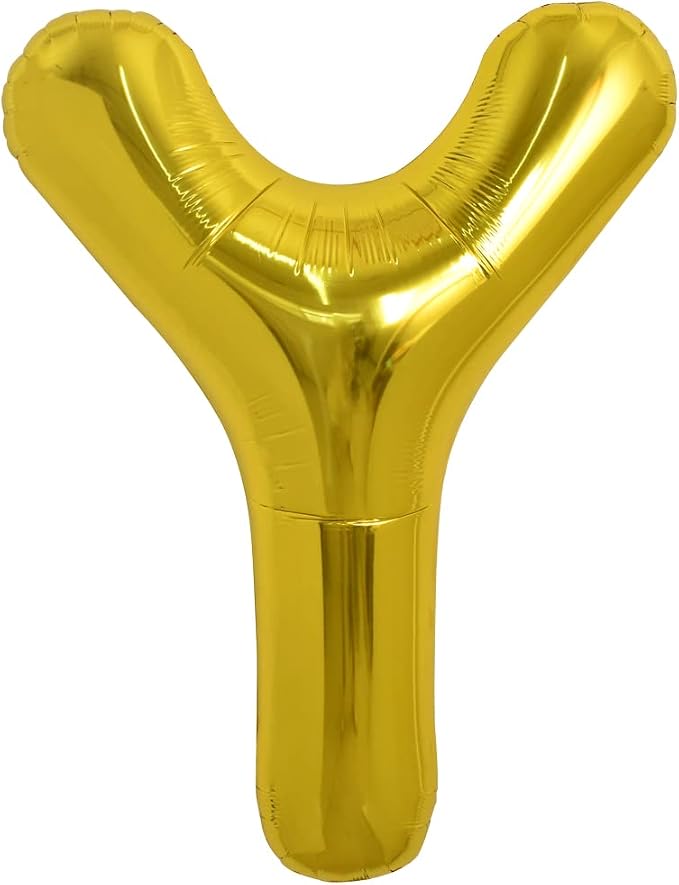 TONIFUL 40 Inch Large Gold Letter Y Foil Balloons Alphabet Balloons | Giant by TONIFUL