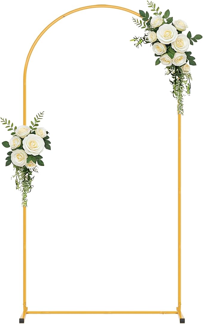 6FT Arch Backdrop Stand, Wedding Arch Backdrop Stand, Balloon Arch Stand | by Unknown