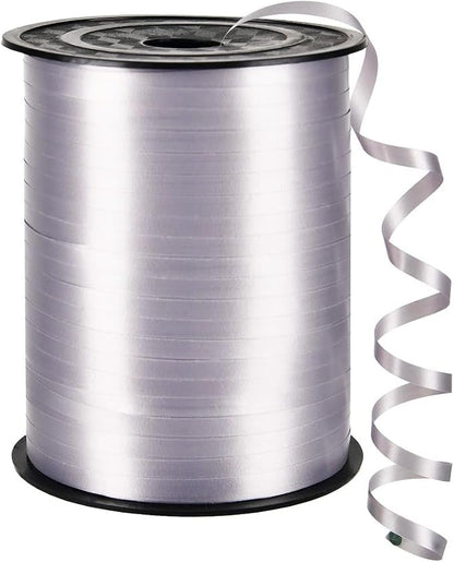 Silver Ribbon, 500 Yard Curling Ribbon by LACNNY