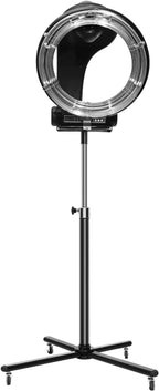 Freestanding Infrared Hair Hood Dryer with Digital Control - 6-Temp Salon Hair Steamer & Processor for Home/Professional Use | Mobile Base, Adjustable 55"-65" Pole, US Plug