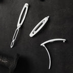 12pcs Hair Barrettes Set for Women and Girls, Hair Clips for Thick Thin Fine Hair, Non-metal Hair Accessories, Non-Slip Grip Handmade Snap Hairpin, BPA Free