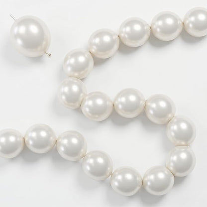 Pearl White Linking Balloons, Tails Balloon by Govpy