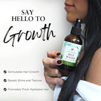 Rice Water for Hair Growth – Fermented Leave-In Spray for Thicker, Longer, Shinier Hair – Split End Repair & Dry Scalp Treatment – Curly, Straight, Fine & Thick Types – 4oz, 2-Pack