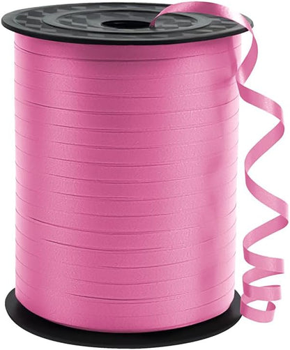 Premium Pink Curling Ribbon, 1/5" Wide x 500 Yards Christmas Curling Ribbons by KMERLIFE