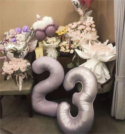 Lilac Number 1 Balloon 40 Inch - Image 4