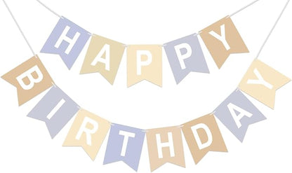Happy Birthday Banner Birthday Party Banner NO DIY Happy Birthday Sign | by KINGLAKEGARDEN