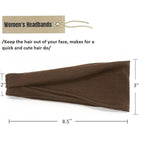 AKTVSHOW Headbands for Short Hair - Elastic Non-Slip Workout Sports Yoga Head Bands, Wide Thick Sweat Hair Wraps for Girls, 12 Pack