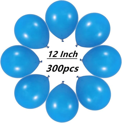 300 Pack Blue Balloons 12 inch Blue Latex Party Balloon Bulk - Image 2