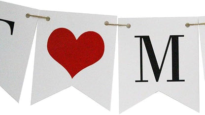 Vintage Just Married Banner Wedding Bunting Photo Booth Props Signs Garland - Image 6
