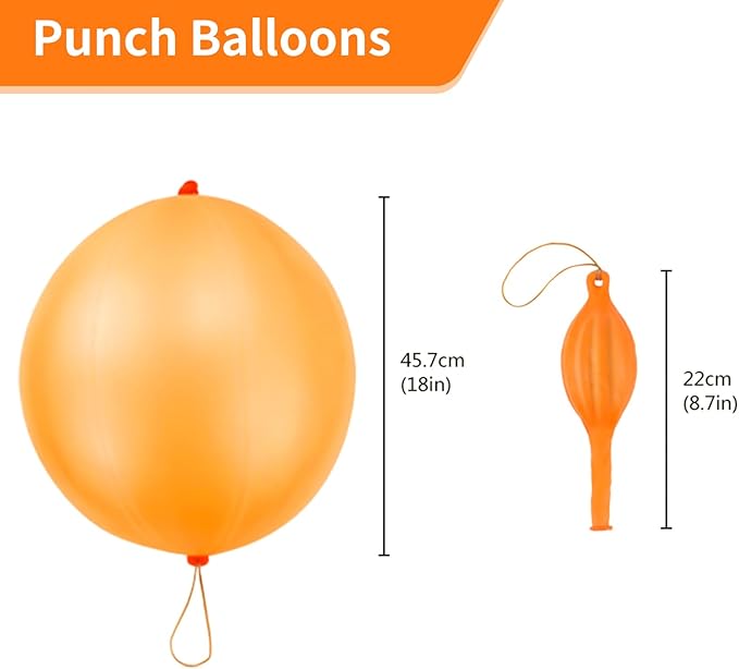 RUBFAC Punch Balloons, Birthday Balloons Party Favors - Image 2