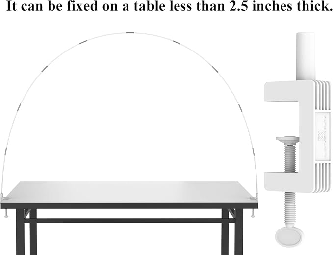 LANGXUN 12ft White Table Balloon Arch Kit | Balloon Arch Stand Frame, Birthday - Image 2