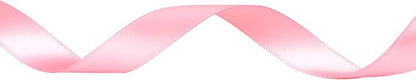 Ribbli Double Faced Pink Satin Ribbon, 1/2” x Continuous 25 Yards, Use - Image 2
