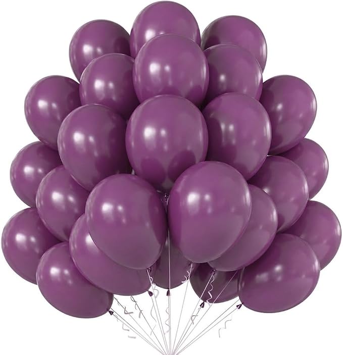 12 Inch Mauve Balloons, Baby Shower, Graduate Party Decorations by KALOR