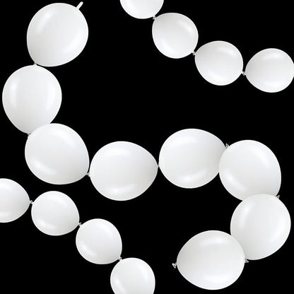 100 Pcs Link Balloon Quick Linking Latex Connected Balloons Linkable by Meanplan