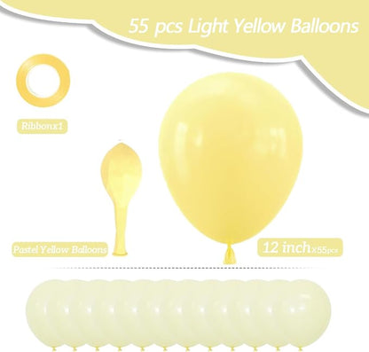 Light Yellow Latex Balloons, Baby Shower, Gender Reveal Party Decorations - Image 2