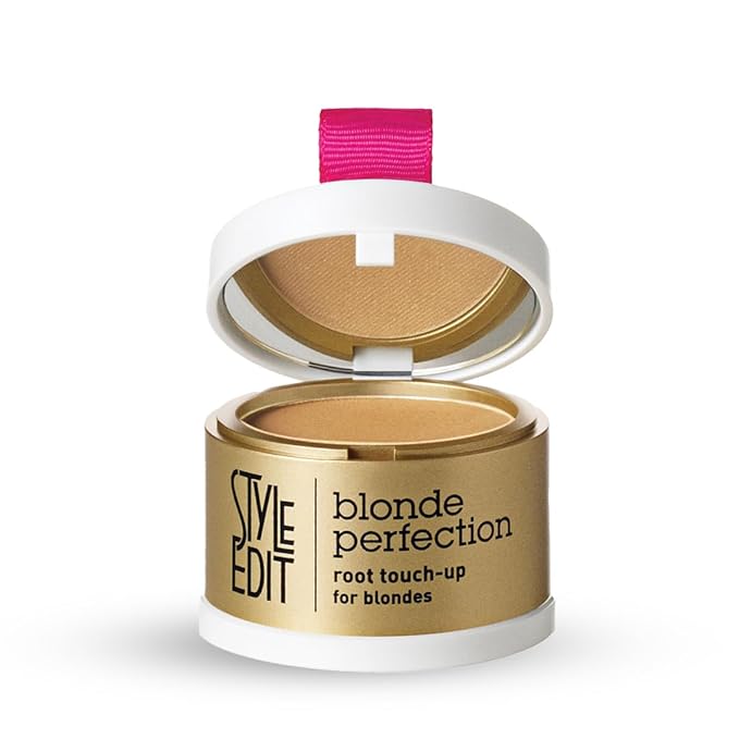 Style Edit Root Touch Up Powder (5 Pack) to Cover Up Dark Roots and Grays Between Salon Visits, Water Resistant, Non-Sticky, Compact And Mess-Free, Dark Blonde Hair Color (Total of 5)