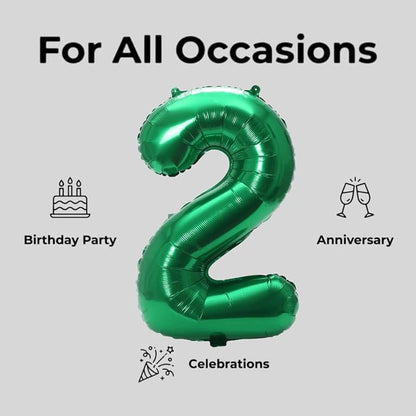 YPSelected 32 Inch Large Foil Helium Number Balloon Birthday Wedding Party 0-9 - Image 7