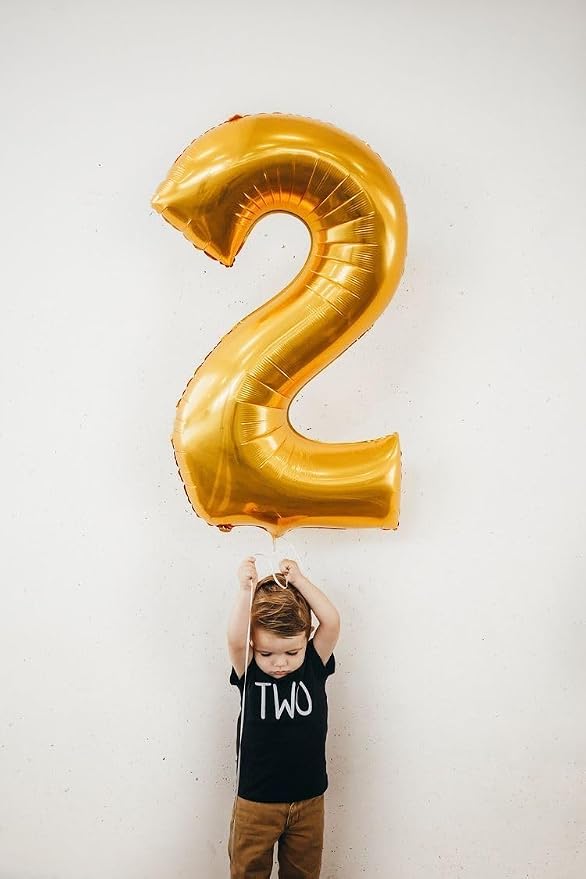 Numbers 19 Balloon 40Inch Gold Balloons - Image 3