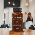 Isagenix Hair Revival - Natural Hair Growth & Thickening Supplement - Supports Healthy Scalp - Formula Contains Biotin, Amino Acid, Banana Flower Extract & More - 120 Tablets (60 Servings)