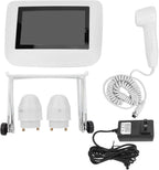 Skin Hair Analyser,5 in 50X/200xLens LCD Digital Microscope Rechargeable Portable Scalp Detector Scanner Professional Scalp Hair Follicle Oil Moisture Magnifying Detector Skin Pigment Tester,US