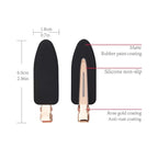 minihope Flat Hair Clips Makeup Hair Clips for Bangs 24 Cont (light colors & Black)…