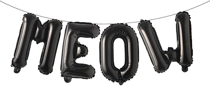 Cat Birthday Party Balloons by RUIANSI