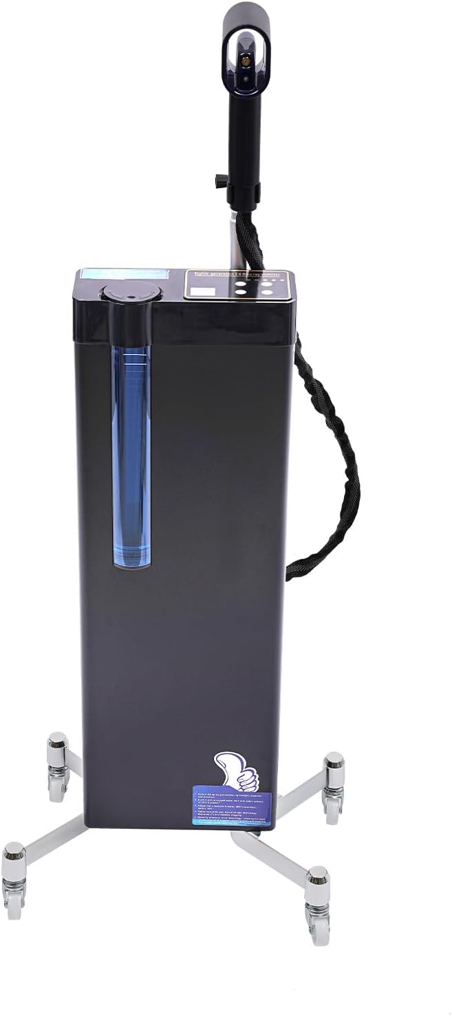 3 in 1 Hair Steamer, Salon Nano Steamer for Deep Conditioning w/Digital Touch Panel Rolling Base for Hair Texture or Repair, 1300w