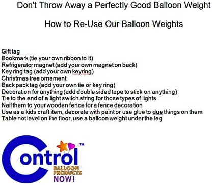8 Gram White Dove Balloon Weight - Image 4