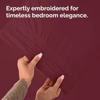 Queen Pillow Cases Set of 6 - Ultra Soft Hotel Quality Pillowcase Covers - Comfy, Cozy & Wrinkle Free - Shrink, Stain and Fade Resistant - Machine Washable Pillow Protectors - 6 Piece Set - Burgundy