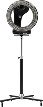 1KW Professional Hair Dryer, Salon Drying Perming Machine, 3 in 1 Orbiting Hair Steamer, Sit Under Salon Color Processor with Rolling Base
