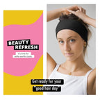 AKTVSHOW Headbands for Short Hair - Elastic Non-Slip Workout Sports Yoga Head Bands, Wide Thick Sweat Hair Wraps for Girls, 12 Pack