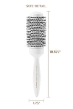 Cricket Ultra Smooth Coconut Thermal Hair Brush – 1.75” Ceramic Barrel, Coconut Oil and Keratin-Infused, Anti-Static Heat-Resistant Bristles, Textured Handle for Styling All Hair Types