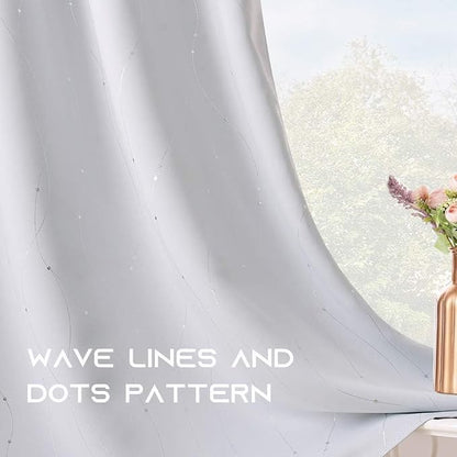 NICETOWN Room Darkening Curtains, 2 Panels, W52 x L84 Inch - Image 3