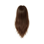 Katalaeya Hair 100% Human Hair Topper - Aurora Crown Double-Drawn Remy Clip-In Mono Base Top Piece for Women with Thinning Hair, Alopecia & Chemo Hair Loss (L6)