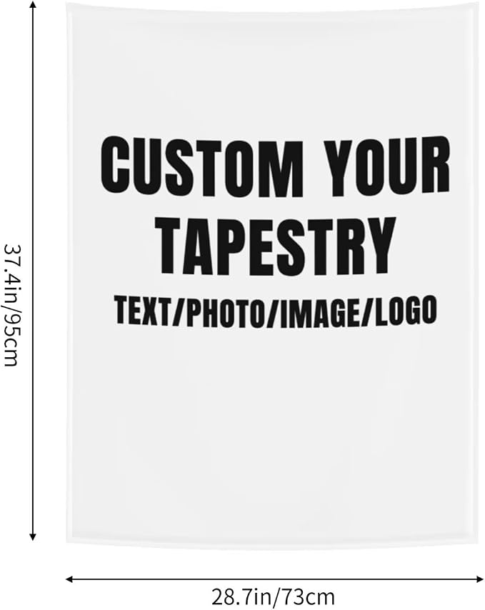 Personalized Tapestry Custom Tapestry Upload Images Banners and Signs Customize - Image 2