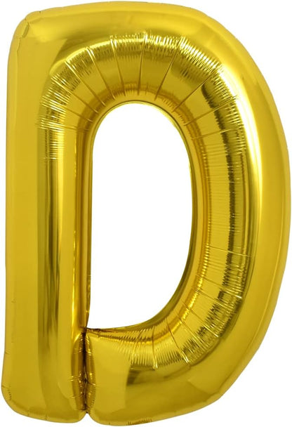TONIFUL 40 Inch Large Gold Letter D Foil Balloons Alphabet Balloons | Giant by TONIFUL