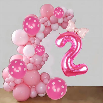 40 inch Pink Number 2 Balloon - Image 3