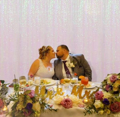 Poise3EHome 7FT x 7FT Iridescent Sequin Photography Backdrop Curtain - Image 4