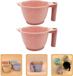 Luxshiny 2pcs Portable Hair Dye Mixing Bowl Tint Bowls for Hair Salon Material and Application