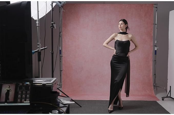 UrcTepics 6×8 ft Pink Fabric Photo Backdrops, Classic Abstract Texture Backdrop - Image 6