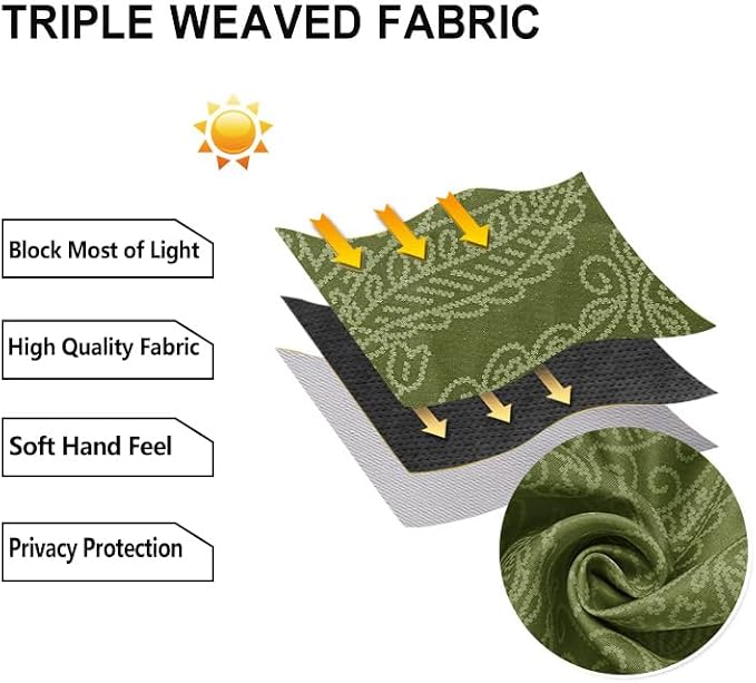 DWCN Ombre Curtains 63 inches Long - Image 6