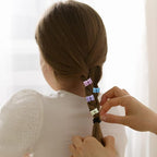 50 PCS Mini Hair Claw Clips， Bangs Strong Grip Multifunction Clamp Clips. (Jelly color)