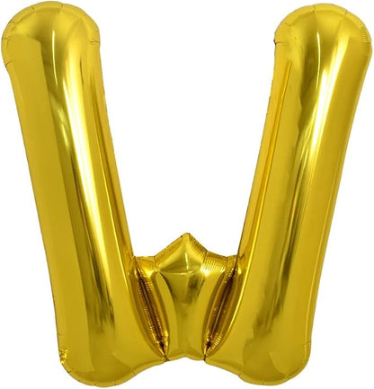 TONIFUL 40 Inch Large Gold Letter W Foil Balloons Alphabet Balloons | Giant by TONIFUL